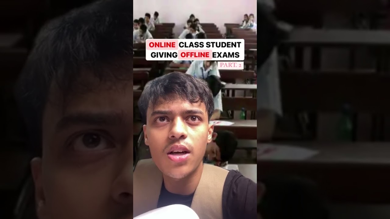 BEST FUNNY  ONLINE STUDENT GIVING OFFLINE EXAMS part 2😂😂😂