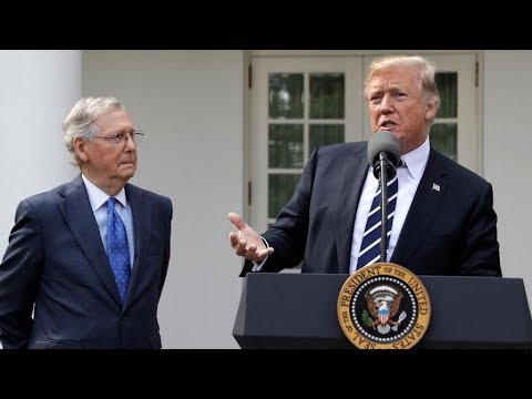 WATCH: President Donald Trump and Mitch McConnell Press Briefing trump amazonia
