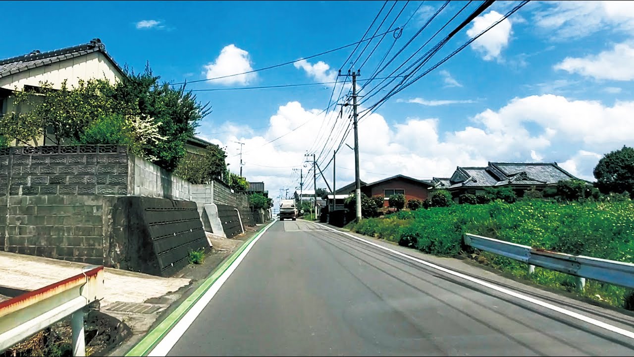 【Japanese country road】Countryside Drive In Japan｜Driving the Miyazaki