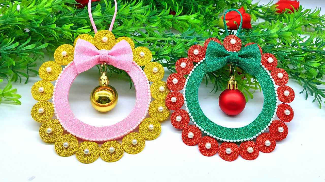 Christmas Front Door Wreath – Easy DIY Christmas Wreath Making at Home | Handmade Holiday Decoration