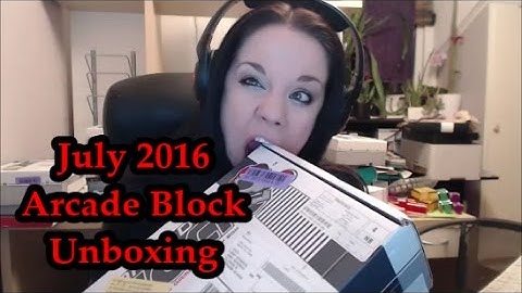 Arcade Block Unboxing Video! - July 2016!