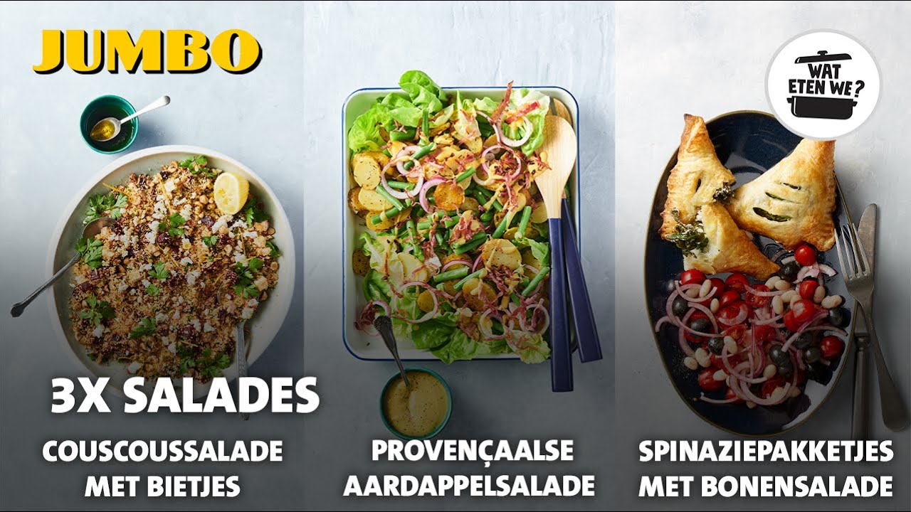 Wat eten we? Maaltijd met salade in de hoofdrol
