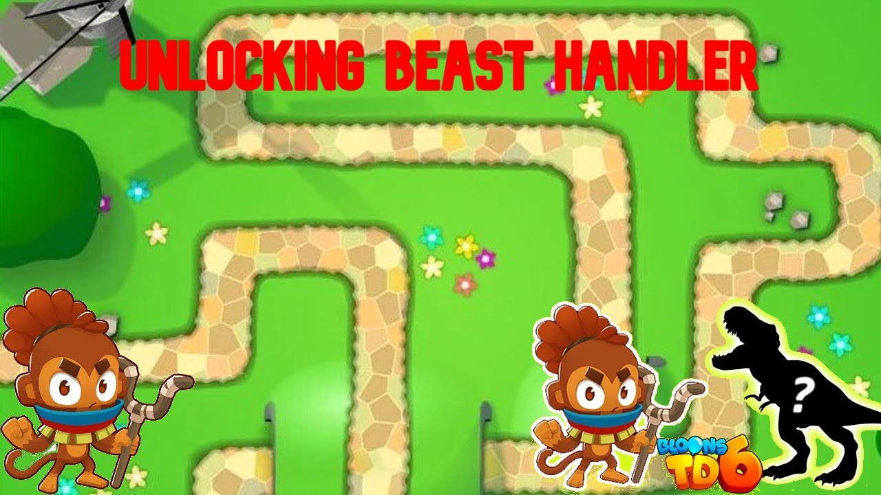 unlocking the beast handler tower in BTD6 - YouTube