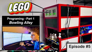 Programing My LEGO Bowling Alley Part 1 - WORKING EV3 - Episode: 5