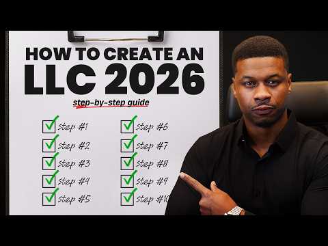 How to Set Up an LLC in 2026 From Start to Finish (Step-by-Step Guide) thumbnail