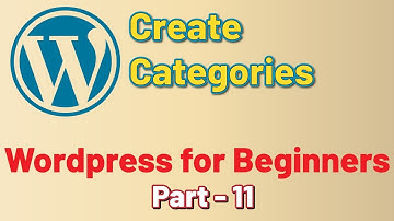 Create Categories - WordPress for Beginners