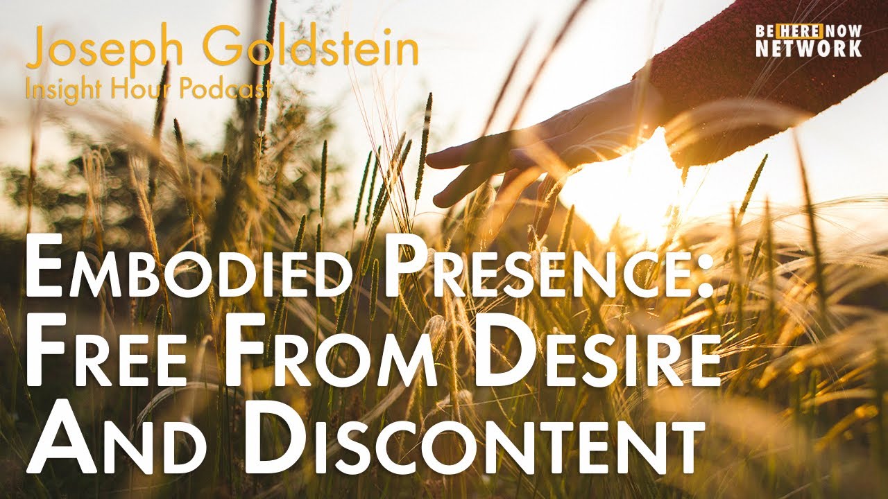 Joseph Goldstein on Embodied Presence - Insight Hour Ep. 155 - YouTube