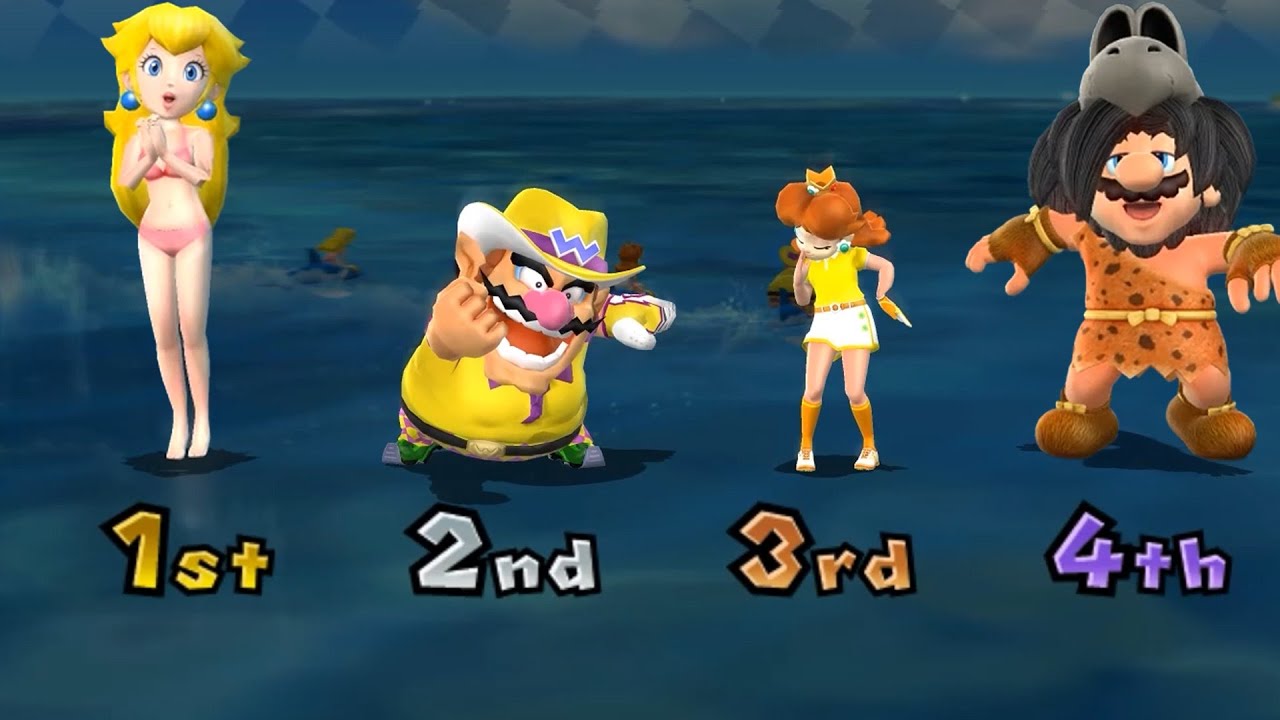Mario Party 9 - Peach vs Mario vs Daisy vs Wario - Best Minigames Battle! (Who Wins?)