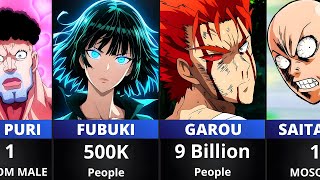 How Many People Does It Take to Defeat These One Punch Man Characters
