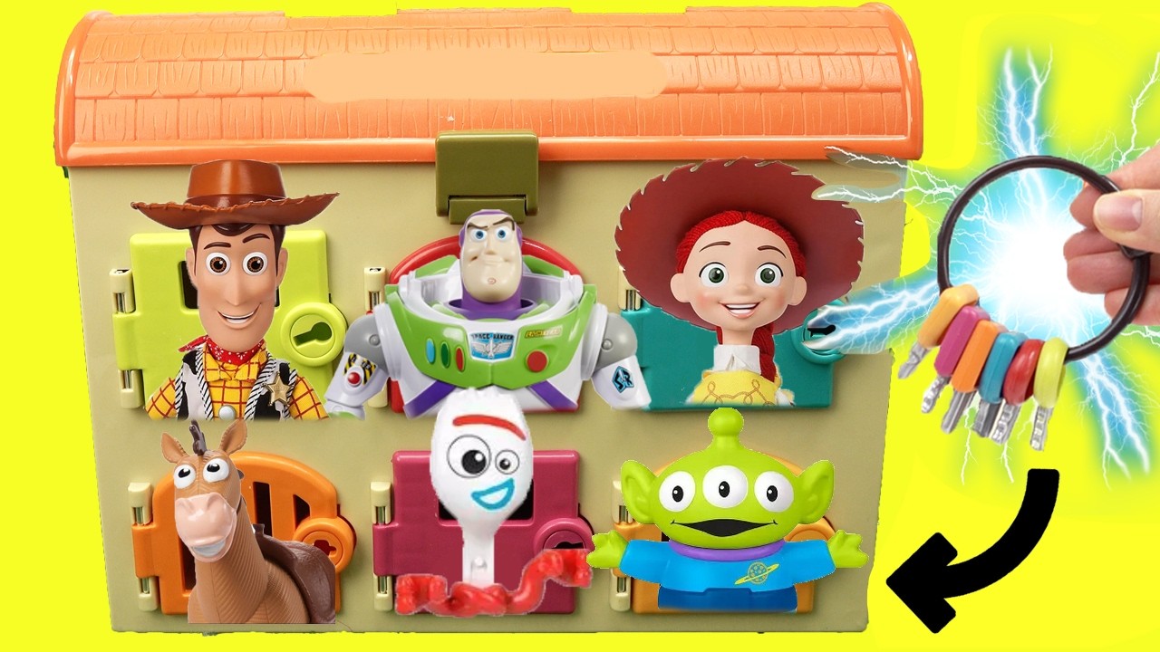 Toy Story 5 Movie Surprise Doors with Keys DIY Crafts for Kids