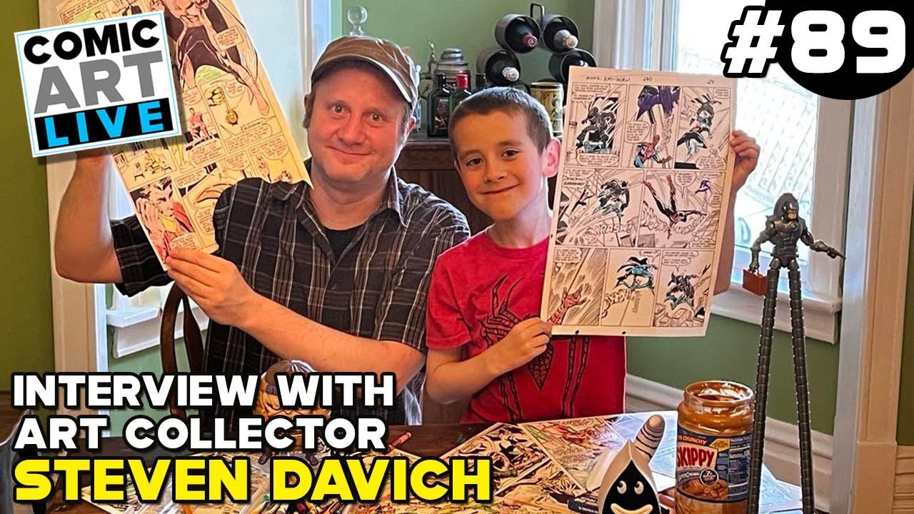 Comic Art LIVE: Episode #89 - Interview with CAF Collector Steven Davich