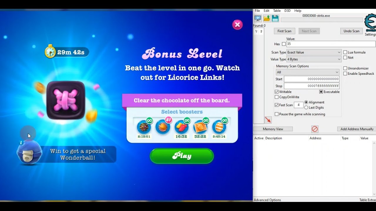 SHL_162# | SPECIAL STAGE BONUS❗❗ SUPER HARD LEVEL | CANDY CRUSH SODA SAGA LEVEL 4834ᴴᴰ【CHEAT ENGINE】