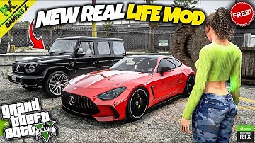 New Real Life Mod in GTA 5 (2025)😱|| Live Real Life in Los Santos🔥|| Full Installation Guide