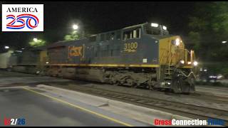 One of the Last Single Stack I031s | 3100 ES44AH & 7203 CM44AC Notching up & A Fouled Horn 