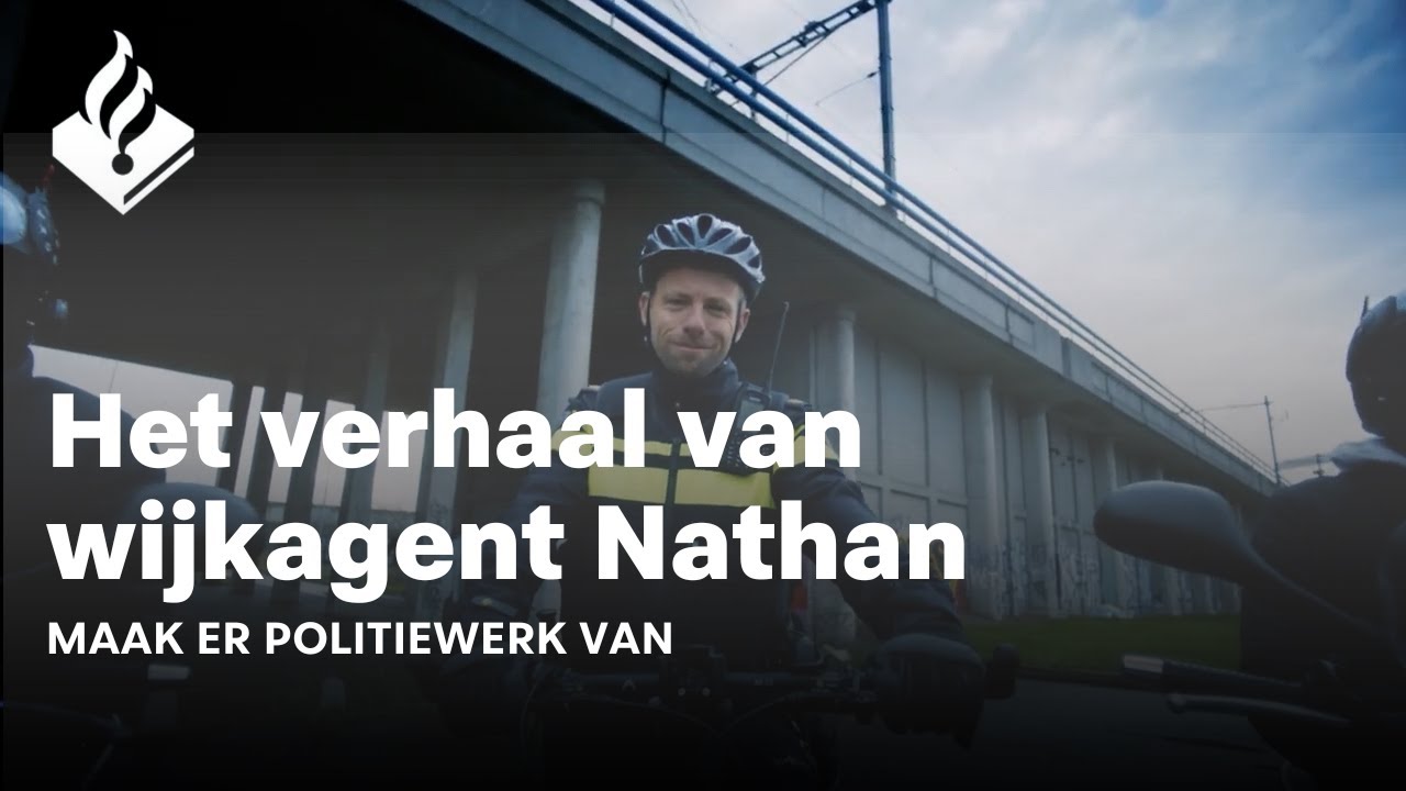 Wijkagent Nathan: dwars als puber, verbindend als agent