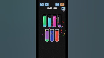 Water Color Sort Level 6359 Gameplay Solution