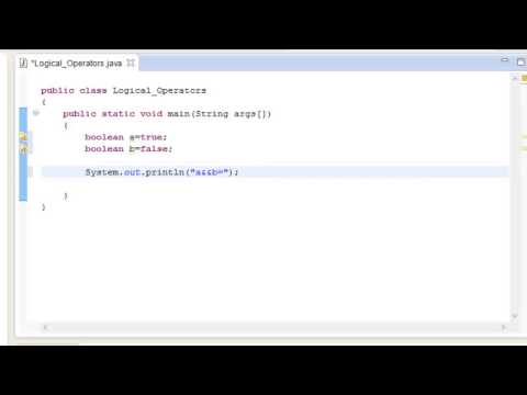 ▶ Java Programming Tutorial-11- Logical Operator Program