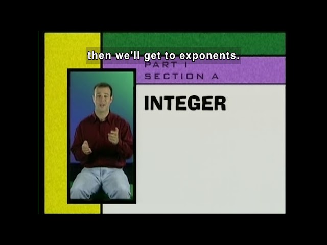 Standard Deviants: Pre-Algebra (Program 1) (Accessible Preview