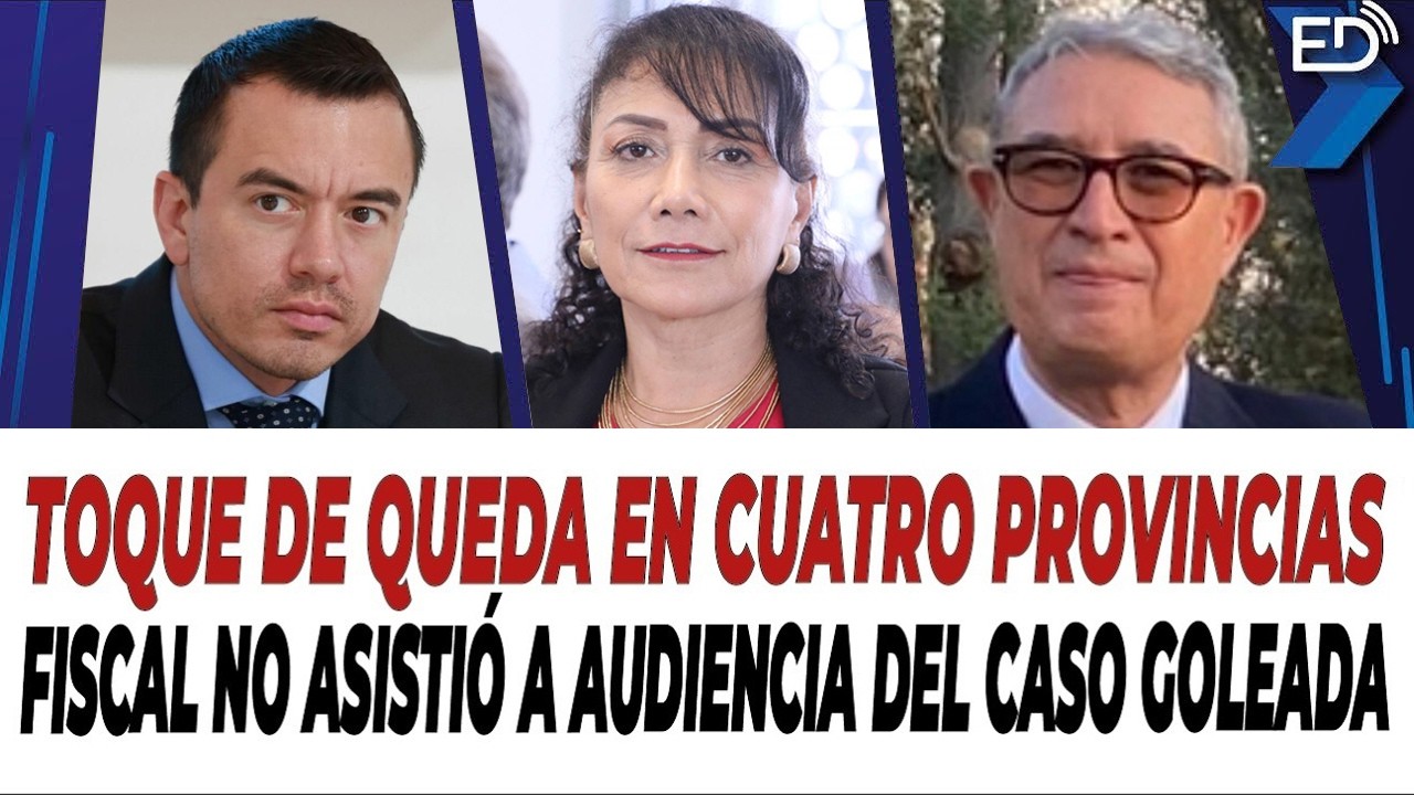 🔴 EN VIVO 🔴 Toque de queda en 4 provincias | Fiscal no asistió a audiencia del Caso Goleada.