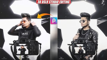 3D DSLR STUDIO LIGHT - Photo Editing Tutorial in PicsArt - Taukeer Editz