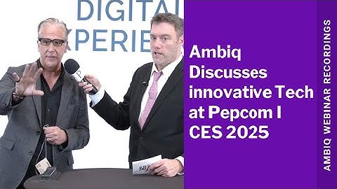 Ambiq Discusses Innovative Tech at Pepcom I CES 2025