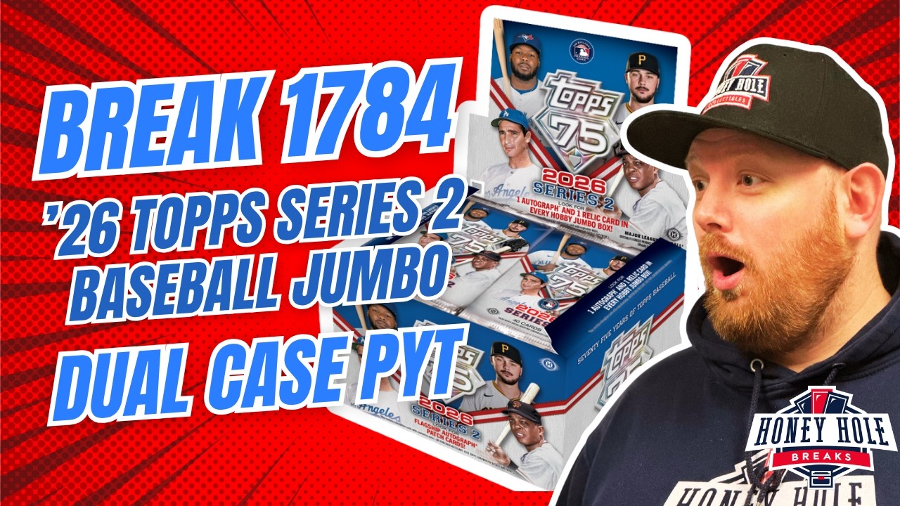 THE MIZ!!! DUAL CASE 2026 Topps Series 2 Baseball Jumbo - 12-Box