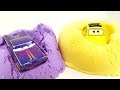 Learn Colors Lightning McQueen Disney Cars3 Kinetic Sand, Beads Nursery rhymes for Children