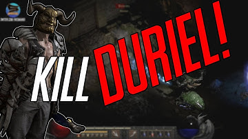 How to Kill Duriel Diablo 2 Resurrected on Nightmware | Necro!