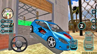 Car Wash Garage Service Workshop - Blue Small City Car Modern Auto Wash -  Best Android Gameplay screenshot 4