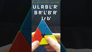How To Scramble a Pyraminx - #shorts