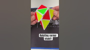 Rotating corner trick! solve the #pyramorphix  #shortsyoutube