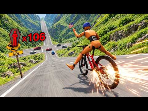Realistic High-Speed Car Crashes in BeamNG.drive #106 | Ultra Detailed Crash Compilation