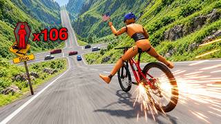 Realistic High-Speed Car Crashes in BeamNG.drive #106 | Ultra Detailed Crash Compilation screenshot 1