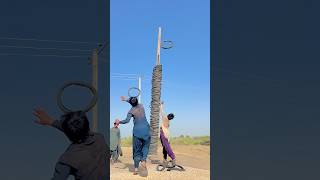 Viral Tire Climbing Challenge 🚀 #funk #dance #exploringinnovation #creativesolutions #funny