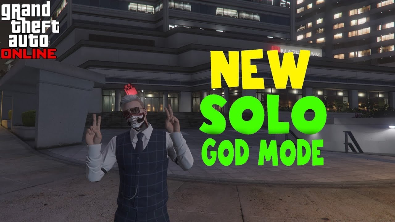 Patched - EASY & SOLO GOD MODE GLITCH GTA 5 *NEW METHOD ...