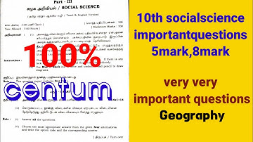 10th social science publicexam importantquestions 2023|10th importantquestions|@learnquick_tamil