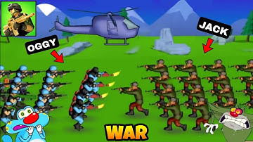 OGGY AND JACK PLAYING WAR OF GENERAL GAME WITH SHINCHAN AND CHOP | OGGY GAME | DADDY GAMING