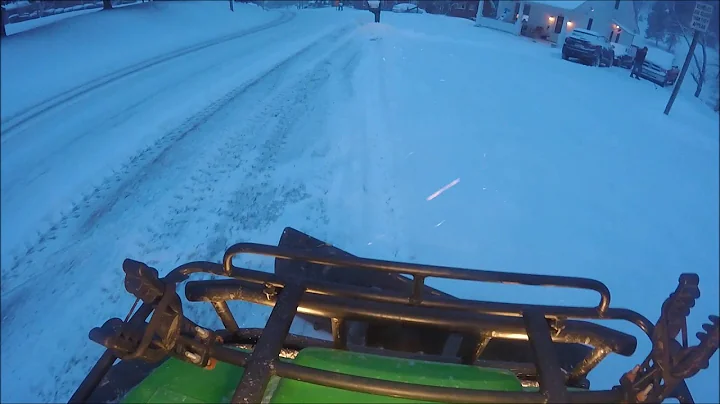 HONDA FOREMAN AND GO PRO VS. SNOW