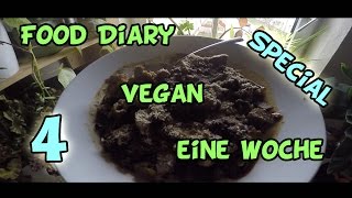 Woche 4: Food Diary vegan / raw
