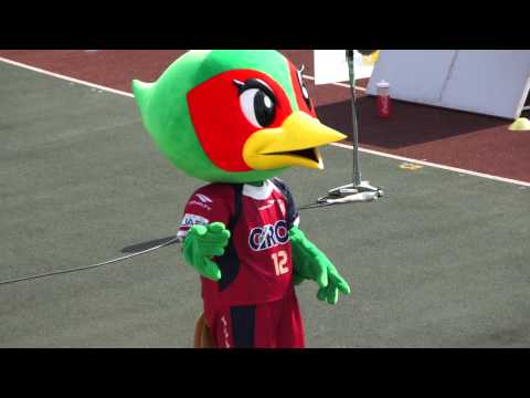 2012 J2 第5節 ファジアーノ岡山 試合後のファジ丸独壇場