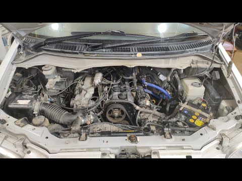 Как снять стартер на Toyota  lit ais noah 2.0   ( двигатель 3S-FE)