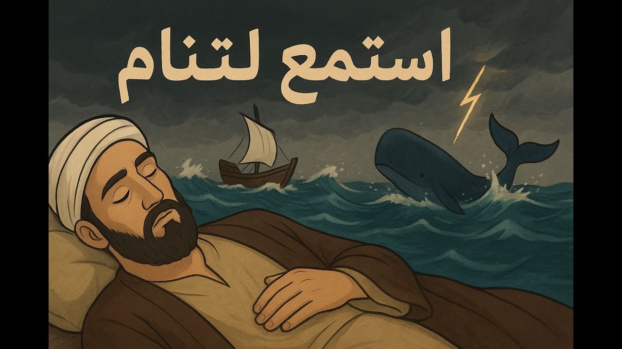 رحلة النبي يونس داخل بطن الحوت: قصة الصبر والإيمان قبل النوم… بصوت هادئ يهمس للروح