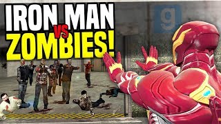 IRON MAN VS ZOMBIES - Gmod Zombie Apocalypse | Zombie Survival!