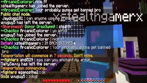 Minecraft Server - ReapersReach - Hacker report