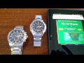 Watch Comparison - Atomic Clock Syncing