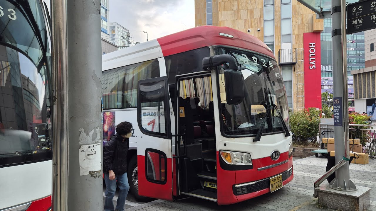 [시외버스] 부산서부터미널-진도공용터미널 주행영상(Busan Seobu Terminal-Jindo Public Bus Terminal)