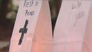 Vigil held for children hit in deadly car crash near Lake Murray