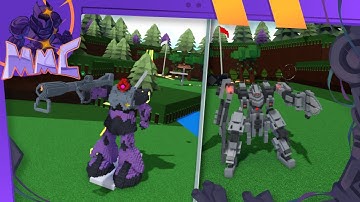 Rick Dom vs Novad AC | build a boat mini mech fight