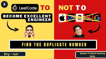Dry run |   Find the Duplicate Number | Leetcode 287 | Top 90 Interview Question series