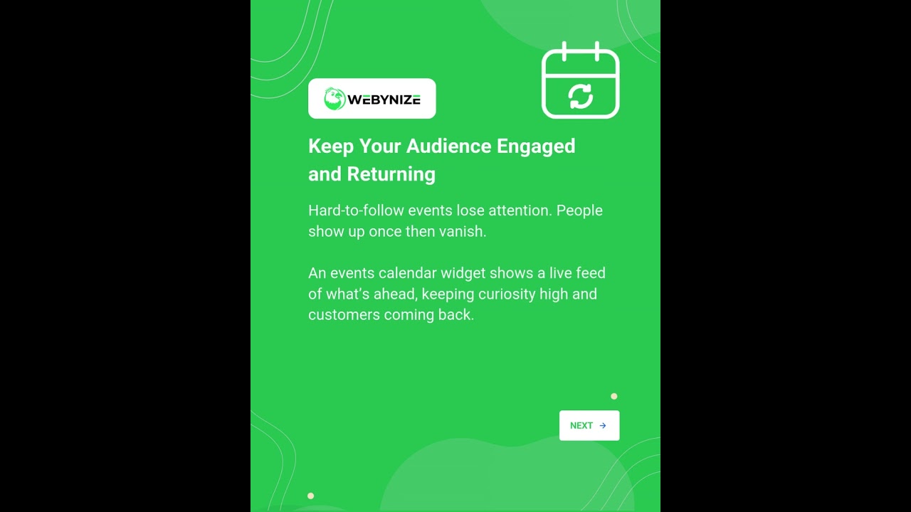 Eight Reasons Why You Need an Events Calendar Widget